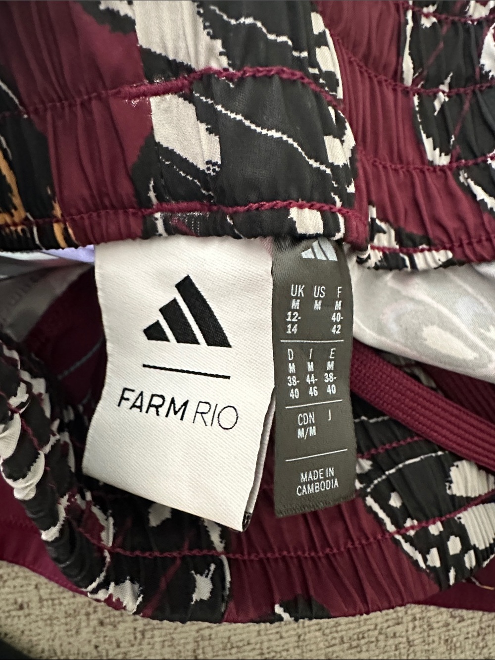 Farm rio adidas butterfly pacer shorts - Picture 5 of 6